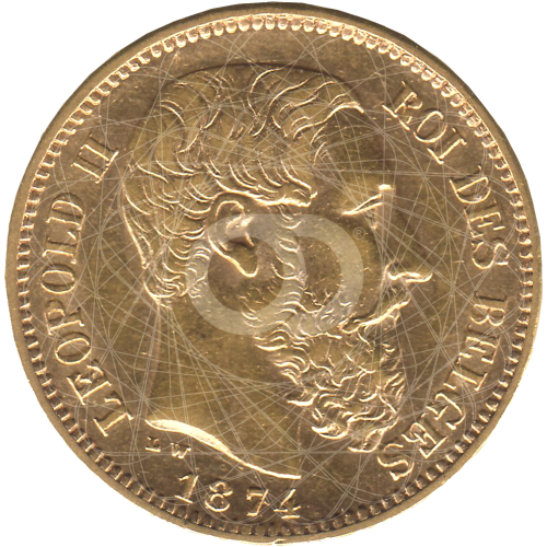 20 Franchi Leopoldo II 1870 1882 20 Franchi Leopoldo II 1870 1882