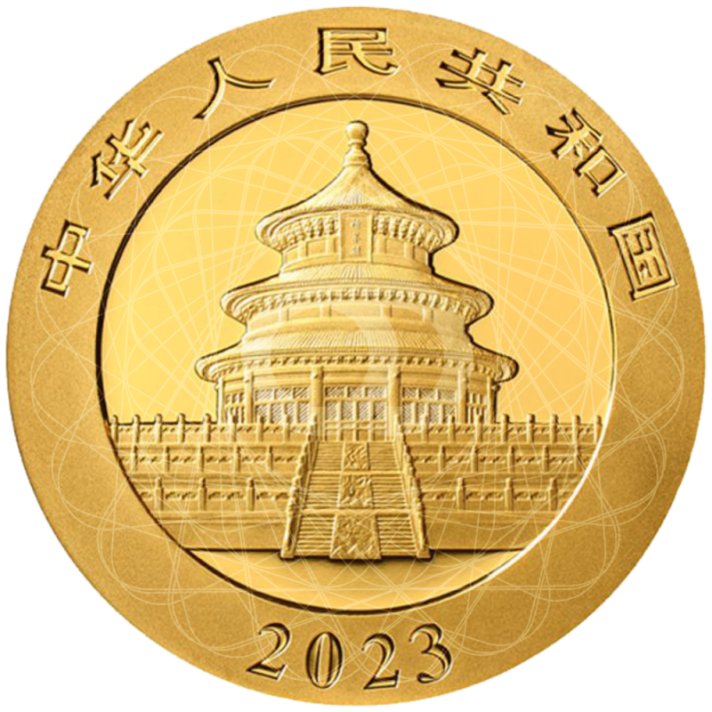 Chinese Gold Panda 500 Yuan 2023