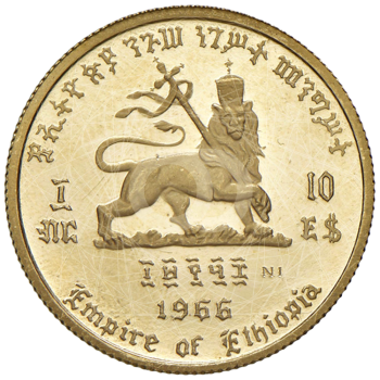 10 Dollari  Hailé Selassié I 1958 1966 10 Dollari  Hailé Selassié I 1958 1966