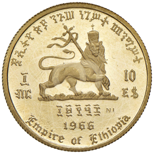 10 Dollari  Hailé Selassié I 1958 1966 10 Dollari  Hailé Selassié I 1958 1966