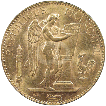 100 Franchi Oro 1878 1906  100 Franchi Oro 1878 1906