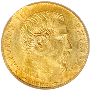 5 Franchi Napoleone III 1854 1855 5 Franchi Napoleone III 1854 1855