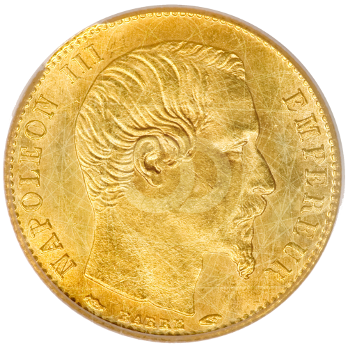 5 Franchi Napoleone III 1854 1855 5 Franchi Napoleone III 1854 1855