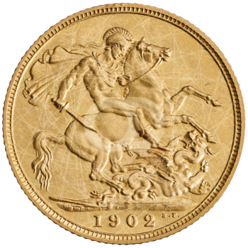 1/2 Sterlina Oro Edoardo VII 1902 1910 1/2 Sterlina Oro Edoardo VII 1902 1910