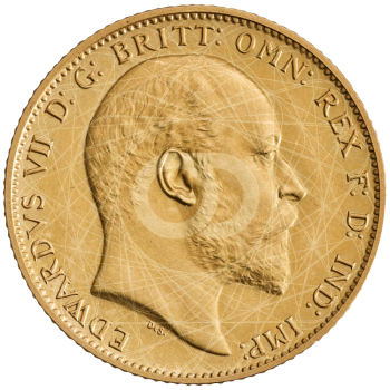 1/2 Sterlina Oro Edoardo VII 1902 1910 1/2 Sterlina Oro Edoardo VII 1902 1910