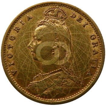 1/2 Sterlina Oro Regina Vittoria 1887 1893 1/2 Sterlina Oro Regina Vittoria 1887 1893