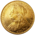 1/2 Sterlina Oro Regina Vittoria 1893 1901 