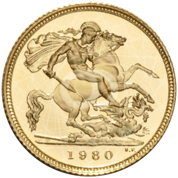 1/2 Sterlina Oro Regina Elisabetta II 1980 1984 1/2 Sterlina Oro Regina Elisabetta II 1980 1984