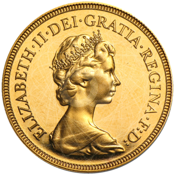 Sterlina Oro Regina Elisabetta II  Coronata 1974  1984 Sterlina Oro Regina Elisabetta II  Coronata 1974  1984