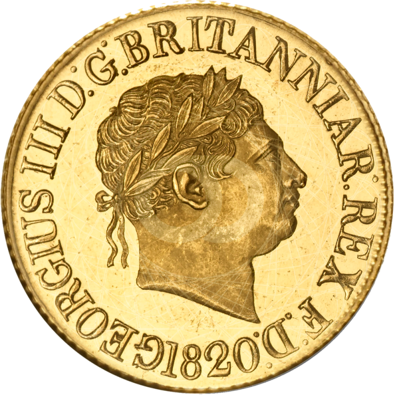 Sterlina Oro Re Giorgio III 1817 1820