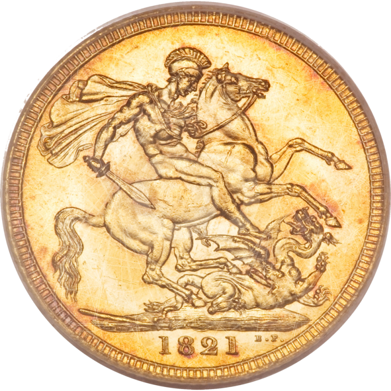 Sterlina Oro Re Giorgio IV 1821 1825