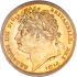 Sterlina Oro Re Giorgio IV 1821 1825