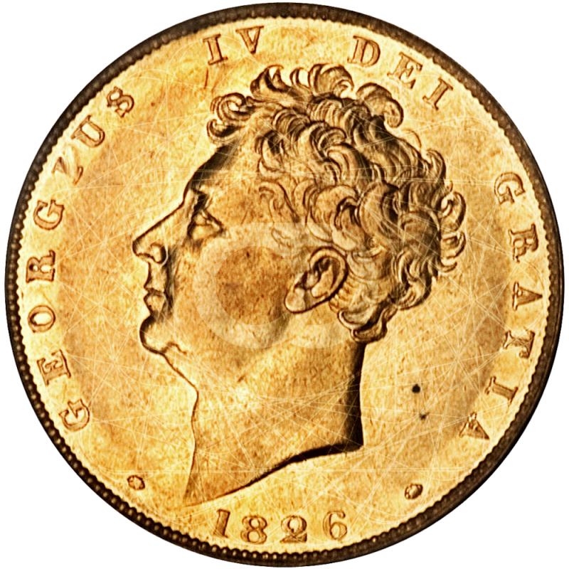 Sterlina Oro Re Giorgio IV 1825 1830