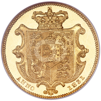 Sterlina Oro Re Guglielmo IV 1831 1837 Sterlina Oro Re Guglielmo IV 1831 1837