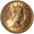 Sterlina Oro Regina Elisabetta II Fiocchetto 1957 1968