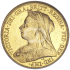 Sterlina Oro Regina Vittoria Testa Velata 1893 1901