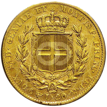 20 Lire Carlo Alberto 1831 1849 20 Lire Carlo Alberto 1831 1849