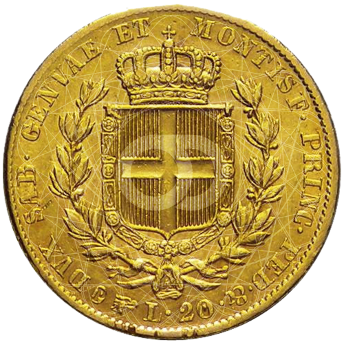 20 Lire Carlo Alberto 1831 1849 20 Lire Carlo Alberto 1831 1849