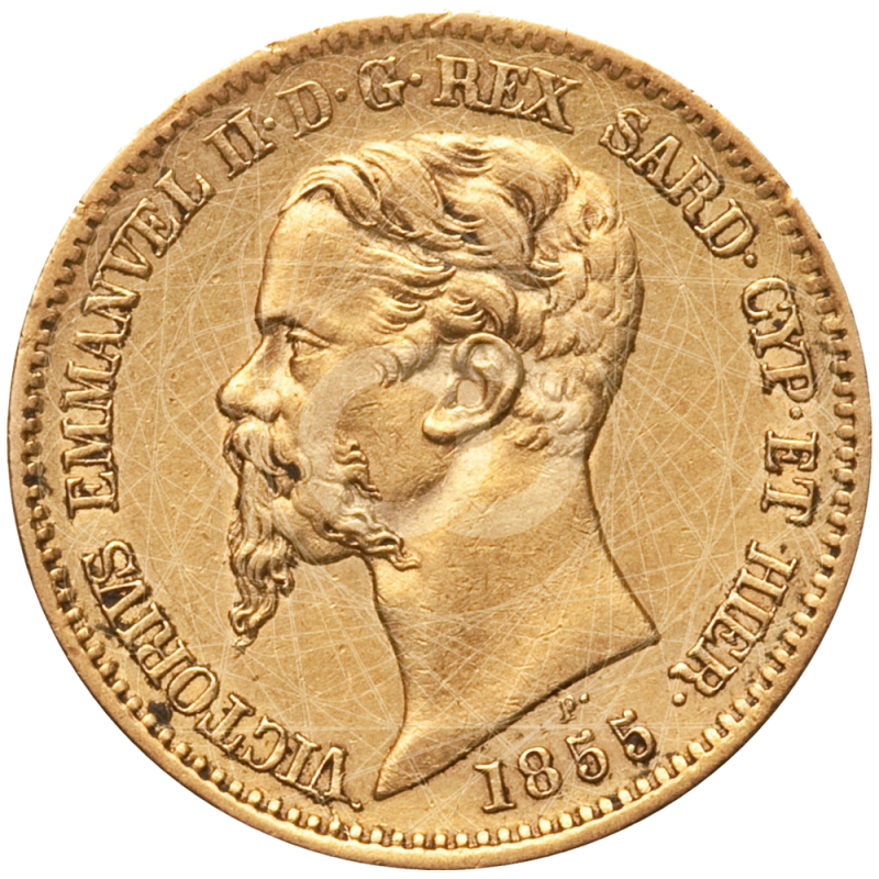 20 Lire  Vittorio Emanuele II 1850 1861 