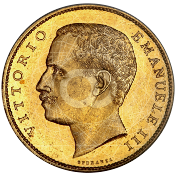 20 Lire  Vittorio Emanuele III 1902 1908  20 Lire  Vittorio Emanuele III 1902 1908