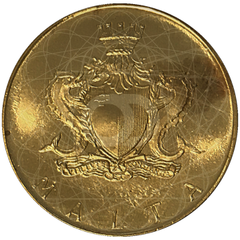20 Liri Malta Oro Merril Bird 1972 20 Liri Malta Oro Merril Bird 1972