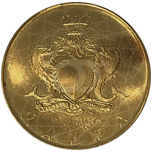 20 Liri Malta Oro Merril Bird 1972 20 Liri Malta Oro Merril Bird 1972
