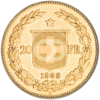20 Franchi Svizzeri Marengo Libertas 1883 1896  20 Franchi Svizzeri Marengo Libertas 1883 1896