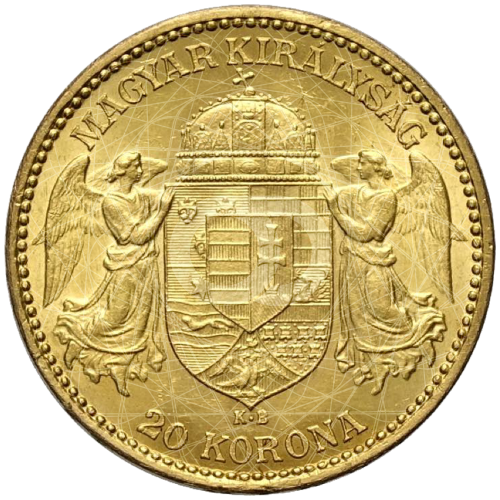 20 Corone Oro Francesco Giuseppe I 1892 1915  20 Corone Oro Francesco Giuseppe I 1892 1915