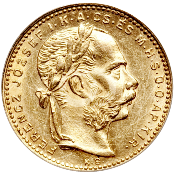 20 Franchi Marengo 8 Fiorini Francesco Giuseppe I 1880 1890  20 Franchi Marengo 8 Fiorini Francesco Giuseppe I 1880 1890