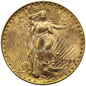 20 Dollari St-Gaudens Doppia Aquila 1908 1933  20 Dollari St-Gaudens Doppia Aquila 1908 1933