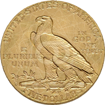 5 Dollari Americani 1908 1929 5 Dollari Americani 1908 1929