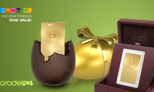 Orodei24: l'acquisto di lingotti in oro firmati per un regalo di Pasqua indimenticabile