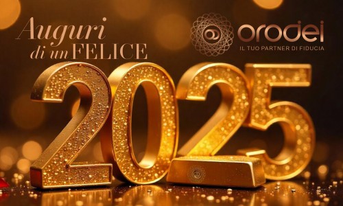Orodei Banco Metalli Preziosi: Grazie di Cuore e Auguri di un Felice 2025 Orodei al Vostro Fianco verso Nuovi Successi