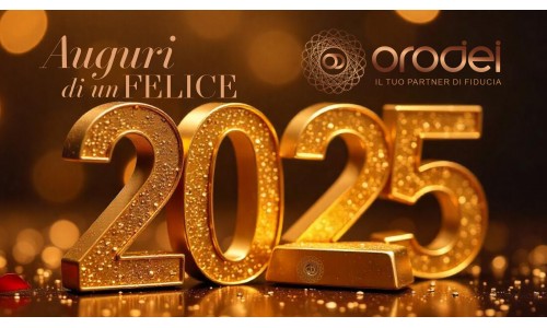 Orodei Banco Metalli Preziosi: Grazie di Cuore e Auguri di un Felice 2025 Orodei al Vostro Fianco verso Nuovi Successi