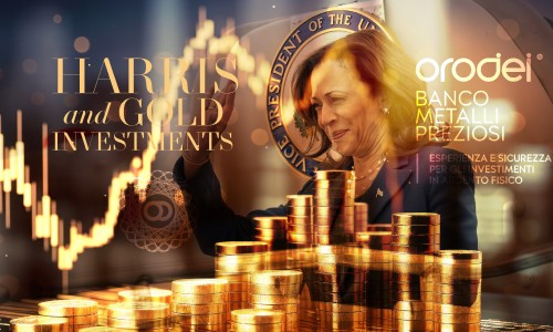 Orodei Banco Metalli Preziosi: Il prezzo dell'oro a 10.000 dollari sotto l'amministrazione Harris l'analisi di Antonio Maesano