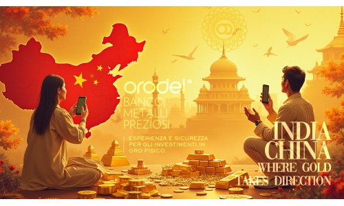 Orodei Banco Metalli Preziosi: La domanda asiatica traina l'oro: India e Cina si alternano nel dettare l'andamento dei prezzi
