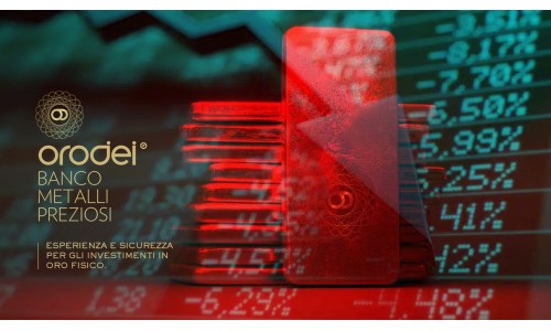 Orodei Banco Metalli Preziosi: Lieve Calo dell'Oro a Causa dell'Aumento del Dollaro e dei Rendimenti