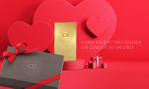 Regala un Lingotto d'Oro per San Valentino!